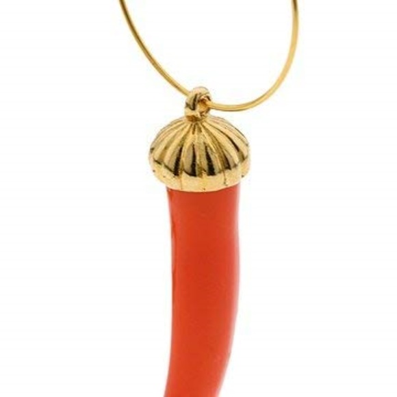 Kenneth Jay Lane Wire Hoop Earring - BRAND NEW! - Picture 2 of 3